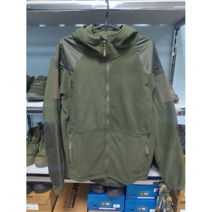 Флісова кофта з капюшоном олива 2XL НВ