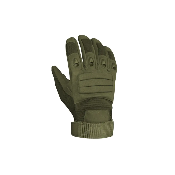 Рукавички повнопалі SKINARMOR із захистом тильної частини зелені XL 34025