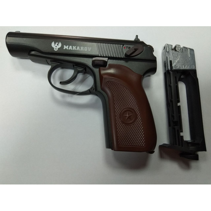 Пневматичний пістолет ПМ Win Gun 113 Makarov Blowback (PIS-003279)