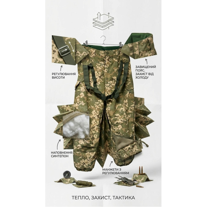 Штани термолофт піксель р.2XL