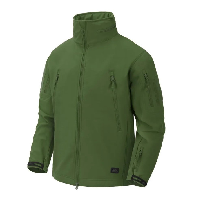 Куртка GUNFIGHTER JACKET<br>  - Shark Skin Windblocker (<br> Olive Green) р. M HELIKON-TEX