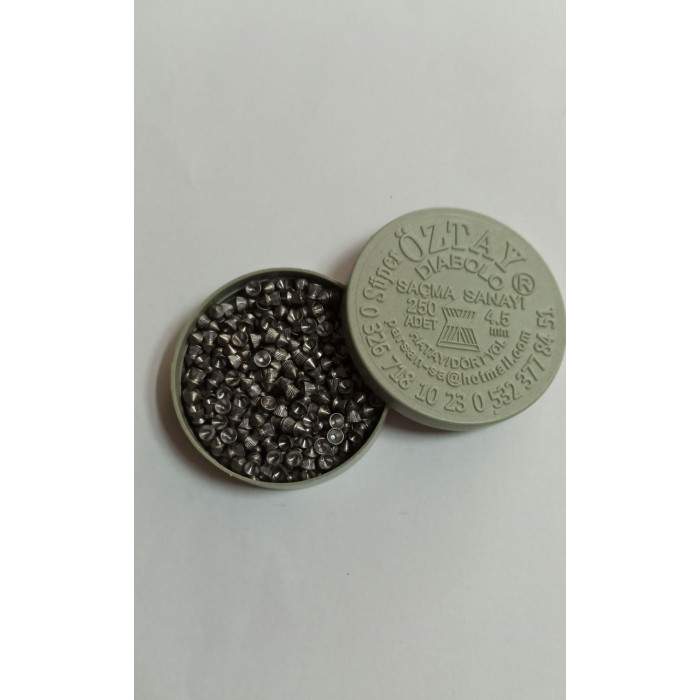 Пуля Oztay 4.5 мм, 0.51г, 250 шт.