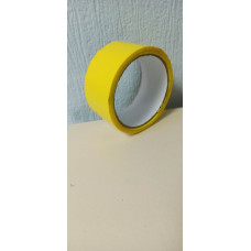 Стрічка поліпропіленова з липким шаром жовта 50мм