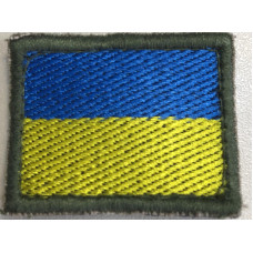 Шеврон прапор жовто-блакитний 3*4 (ВВ)