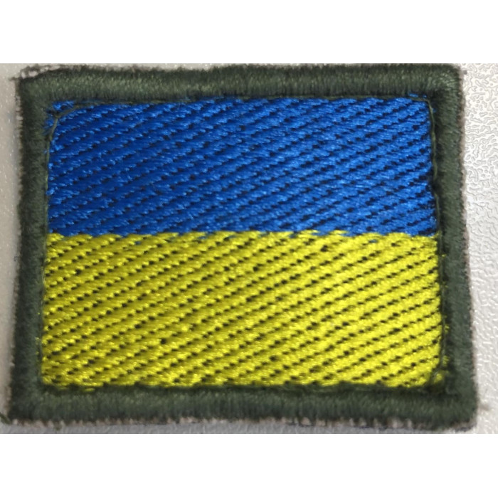 Шеврон прапор жовто-блакитний 3*4 (ВВ)