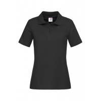 Жіноча футболка POLO чорна p.М