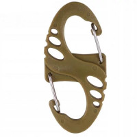 Карабінчик Mil-Tec S-Hook пластиковий - Coyote