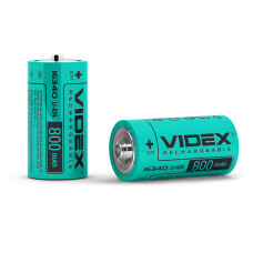 Акумулятор Videx Li-lon 16340 800mAh 50/600 аналог GR 123