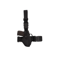 Кобура для ПМ стегнова тактична oxford 600d чорна 11751 ms