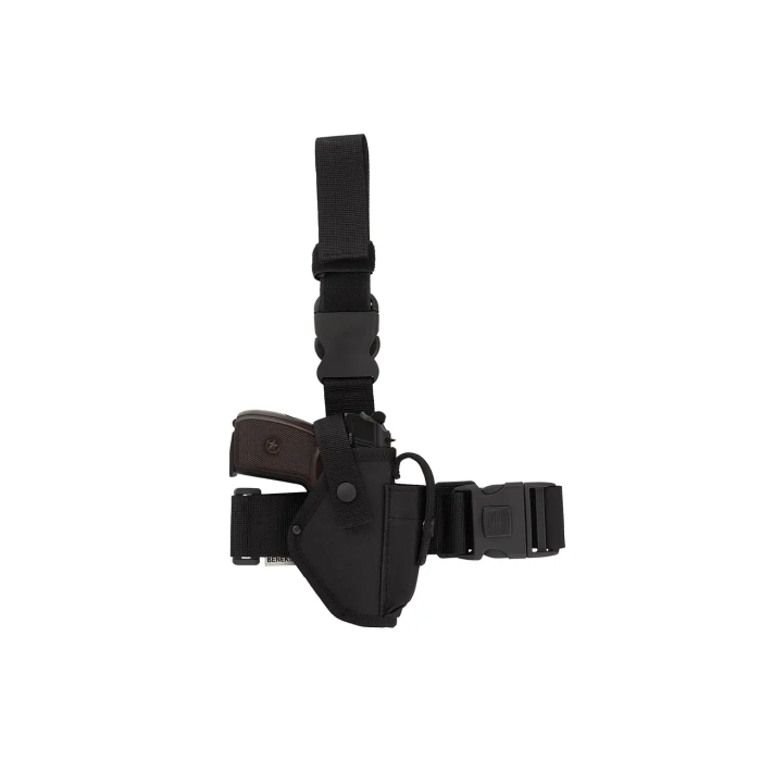 Кобура для ПМ стегнова тактична oxford 600d чорна 11751 ms