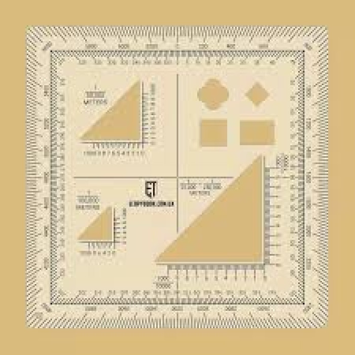 Лінійка PROTRACTOR ROUND UA (d-130mm)