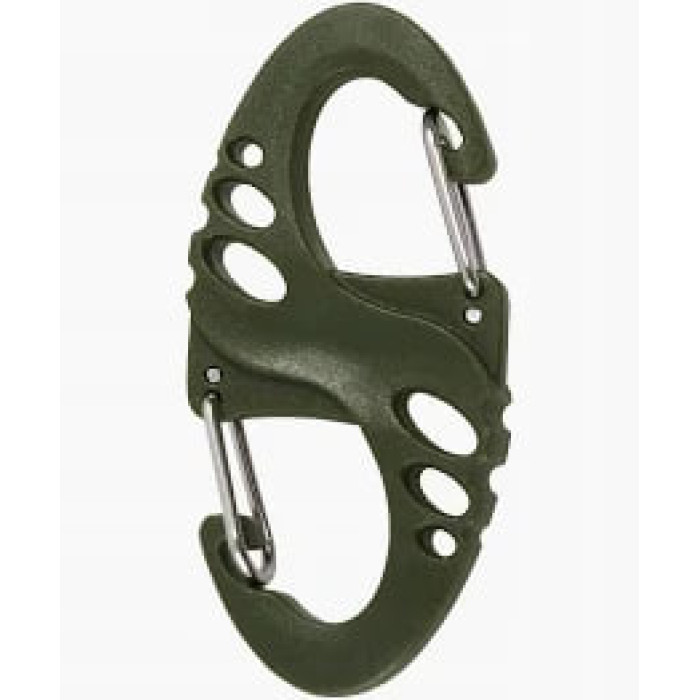 Карабінчик Mil-Tec S-Hook пластиковий - Olive