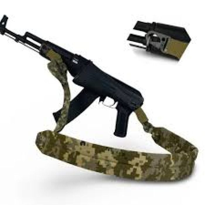 Ремінь збройовий триточковий RAGNAROK з широким напліч.KRAKEN carbine піксель