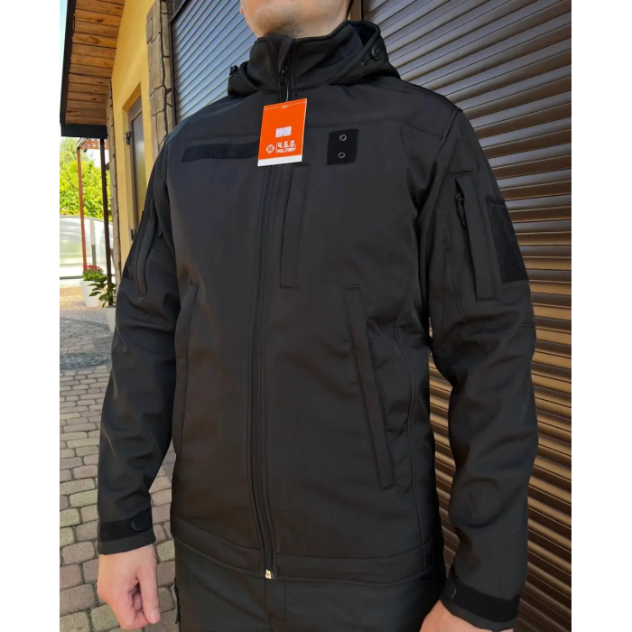 Куртка Soft Shell 4.5.0.р.56чорна  АХ
