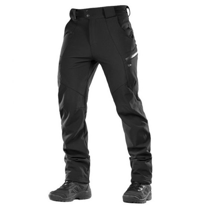 M-Tac брюки Soft Shell Winter Black S