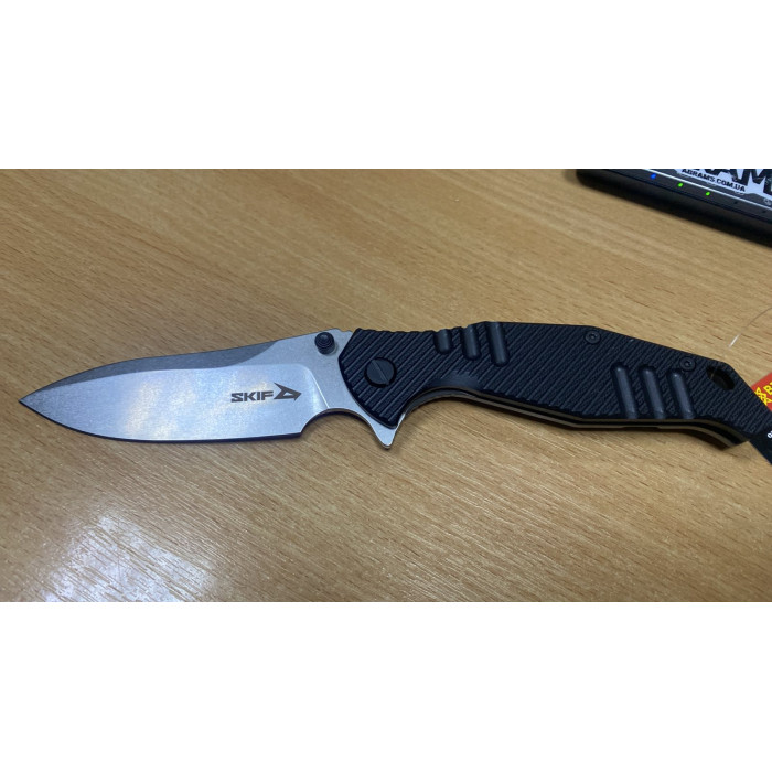 Ніж Skif Adventure ||Stonewash black 424SE