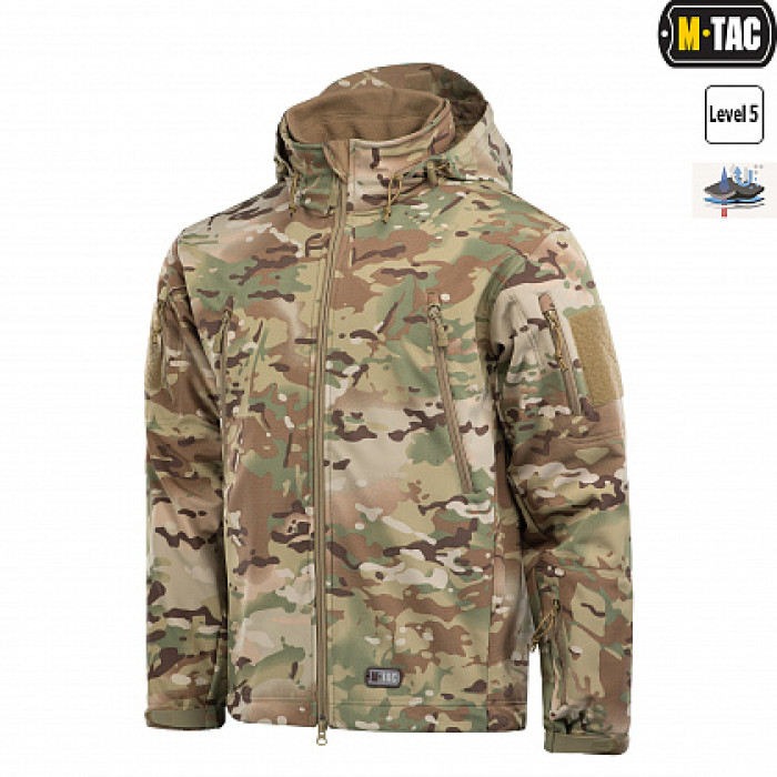 M-TAC куртка Soft Shell з підстібкою МС р.M