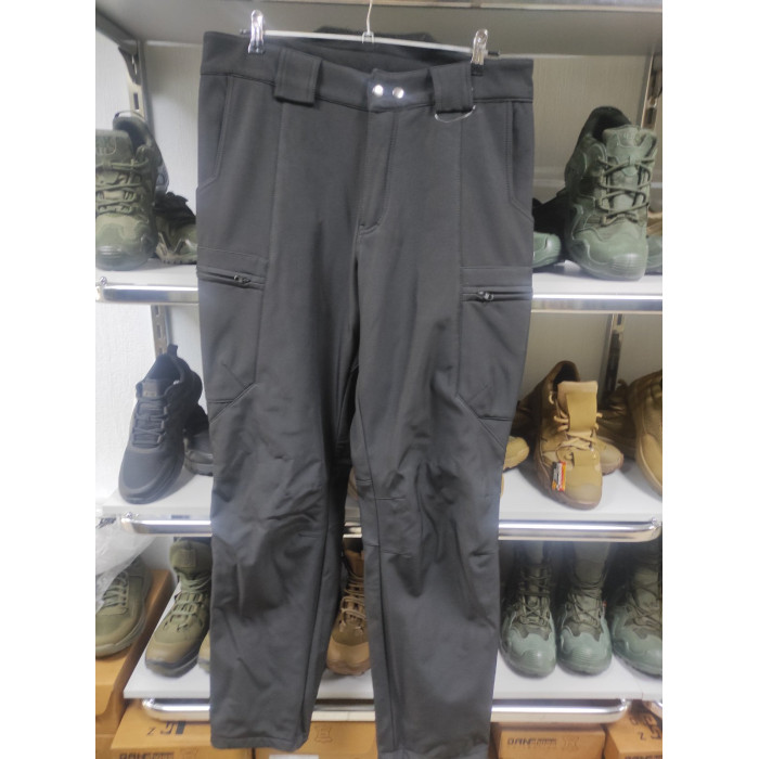 Штани SoftShell теплі чорні р.48/3 (ВВ)