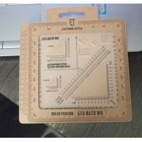 Лінійка Ruler PROTRACTOR ROUND NATO (d-130mm)