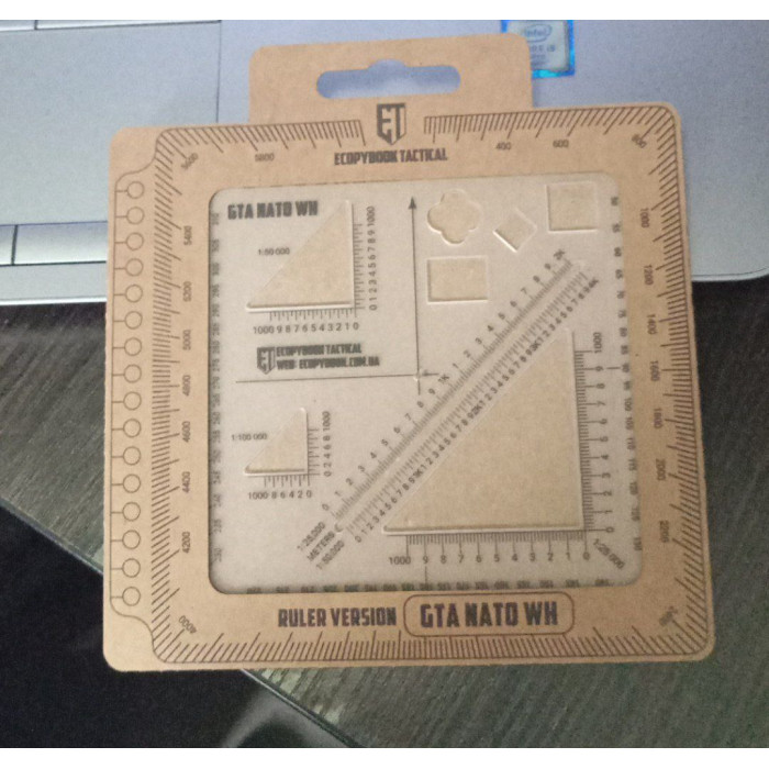 Лінійка Ruler PROTRACTOR ROUND NATO (d-130mm)