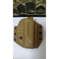 Кобура ATA Hit Factor ver.1 для Glock-19/23/19X/45 Coyote Brown правша
