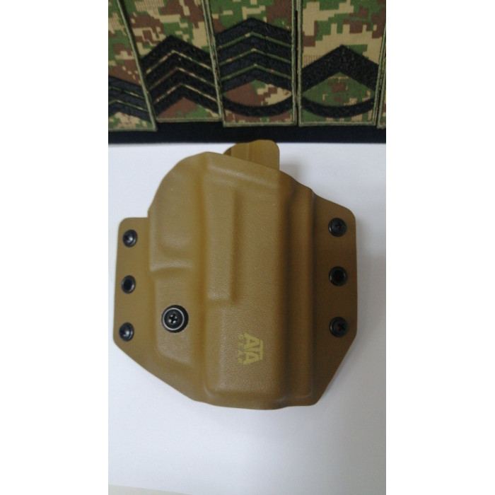Кобура ATA Hit Factor ver.1 для Glock-19/23/19X/45 Coyote Brown правша