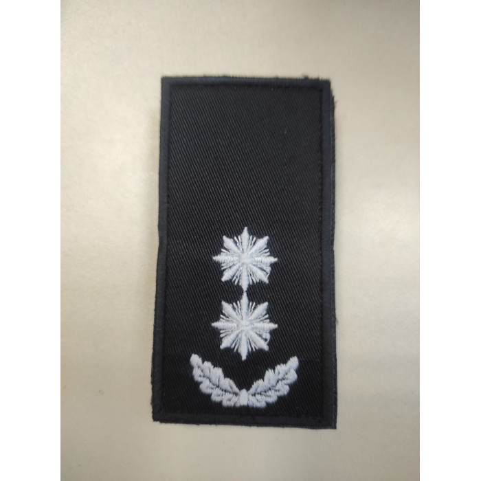 Погон поліції Підполковник чорний (ВВ)