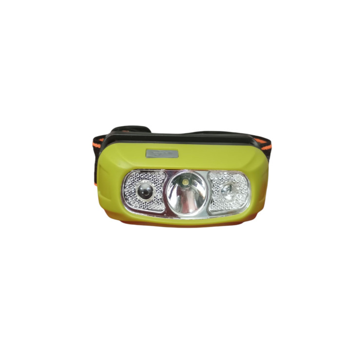 Ліхтар налобний Outdoor headlight USB (жовтий)