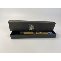Ручка у футлярі з тризубом 