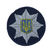 Шеврон кокарда Поліція темно синє ВВ