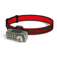 Налобний світлодіодний ліхтарик TITANUM червоне світло TLF-H10 80 Lm 12000/6500K