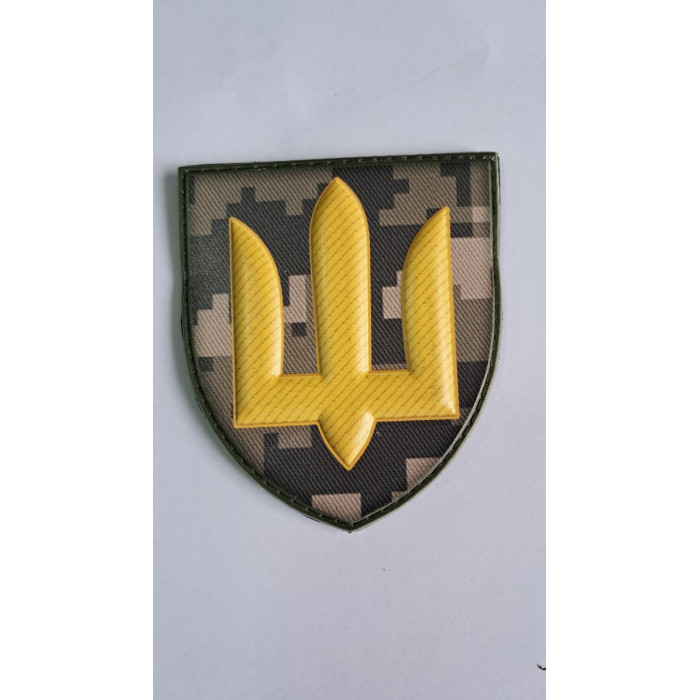 Шеврон ЗСУ Загальновійськовий сухопутних військ піксель ПВХ