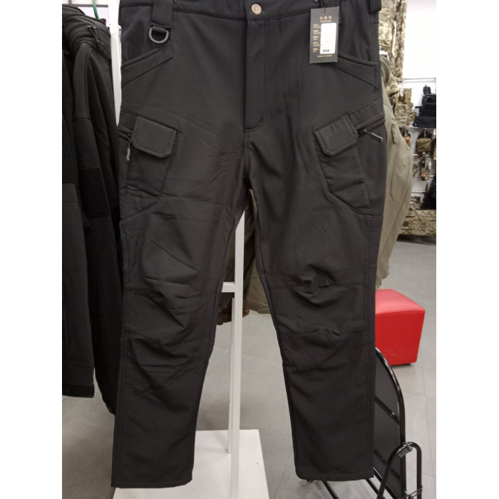 Штани SoftShell SILVER чорні XXL АХ