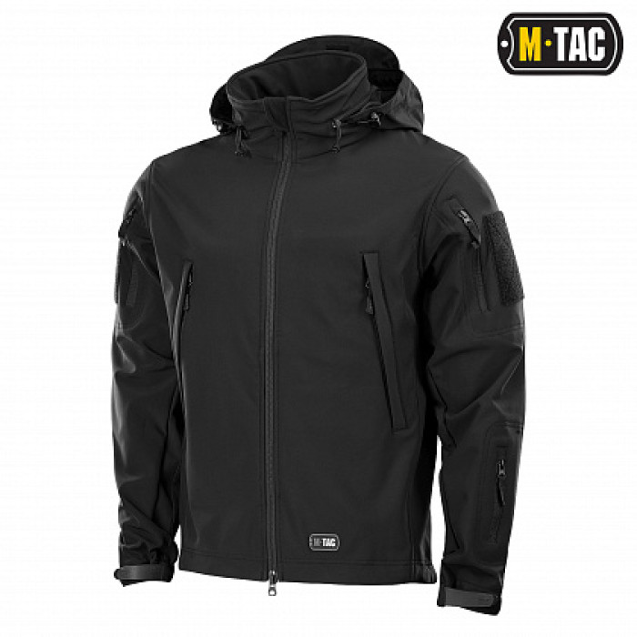 M-Tac куртка Soft Shell Black КО 3XL