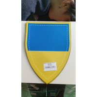 Магніт на авто жовто-блакитний фігурний