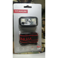 Налобний світлодіодний ліхтарик TITANUM червоне світло TLF-H07 80 Lm 11000/8000K