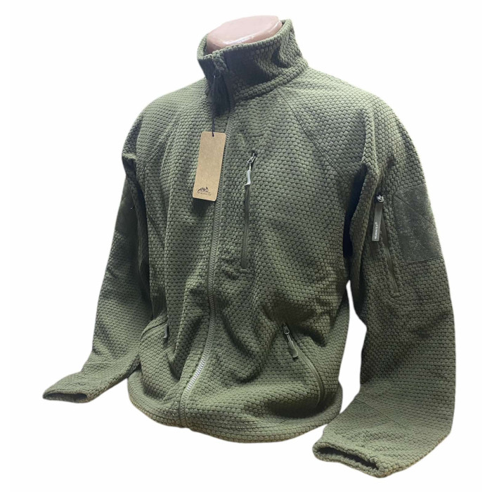 Куртка ALPHA Tactical-Grid Fleece(Olive Green) HELIKON-TEX р.2XL