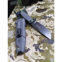 Ganzo ніж G8012V2-GY сірий з паракордом