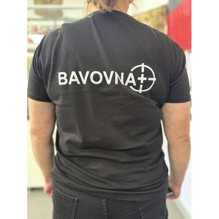 Футболка чорна BAVOVNA +